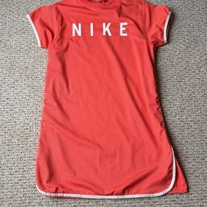 Nike Red Mesh T-Shirt Dress
